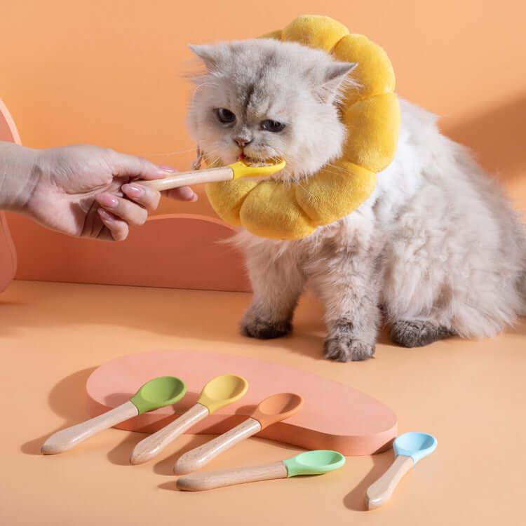 Silicone Reusable Pet Food Can Spoon-PETROOM