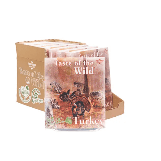 Taste Of The Wild Turkey & Duck Fruit & Veg Dog Tray 390g-Petroom