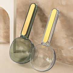 Transparent Pet Food Feeding Spoon With Measurement-Petroom