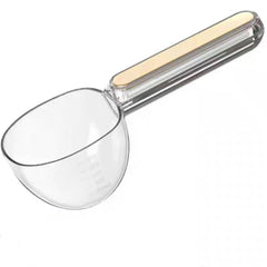 Transparent Pet Food Feeding Spoon With Measurement-Petroom