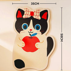 Aesthetic Wall-Mount Cat Scratch Pad Wall Protector