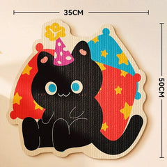 Aesthetic Wall-Mount Cat Scratch Pad Wall Protector