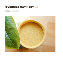 Coconut Cat Tree Tower Scratching Post Toys