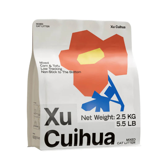 CuiHua Xu Mixed Corn&Tofu Cat Litter Low Tracking 2.5kg