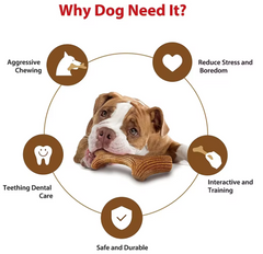 GiGwi Wooden Antler Dog Chew Toy