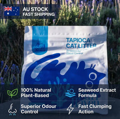 Purr Haven Plant-based Seaweed Extract Cat Litter 2.5.kg/6l