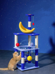 Galaxy UFO Moon Cat Tree – Stylish & Fun Cat Tower Premium
