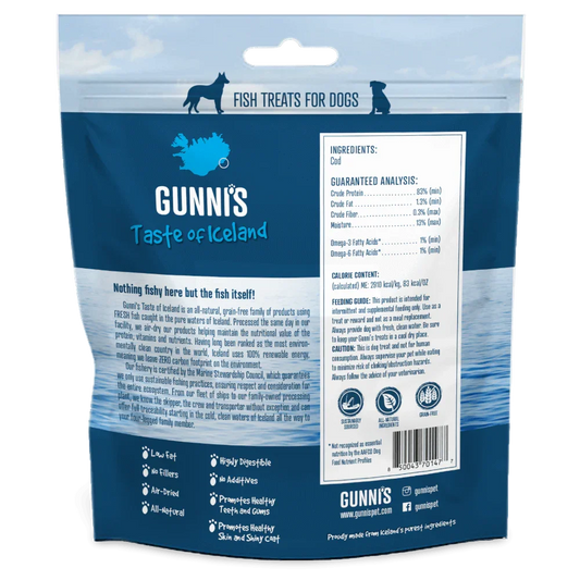 Gunni’s Cod Wafers Dog Treats 85g