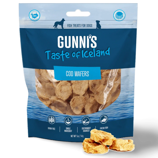 Gunni’s Cod Wafers Dog Treats 85g