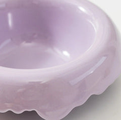 Ice Cream Styled 15 tilt Ceramic Detatchable Pet Food Bowls