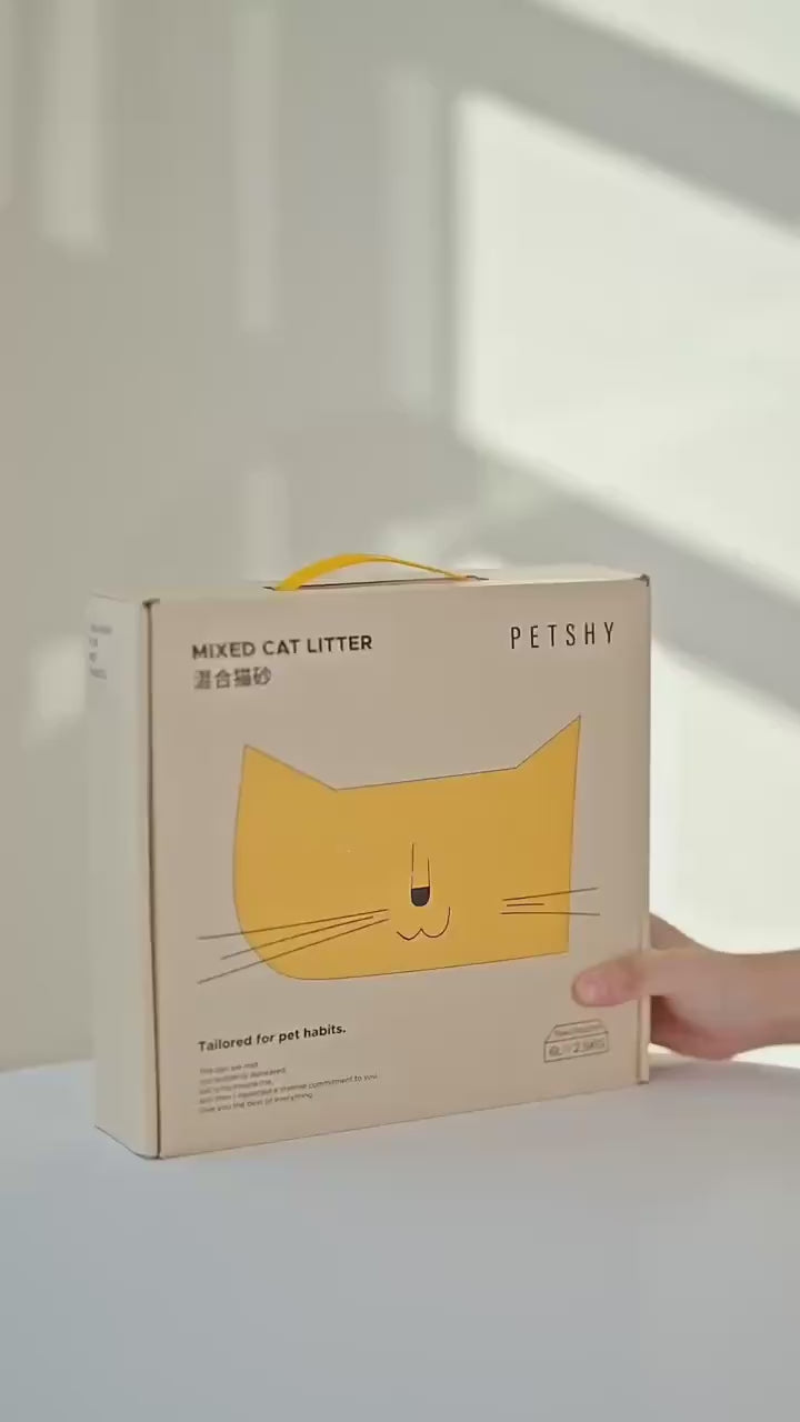 Petshy Mixed Cat Litter 1.5mm 2.5kg-Petroom