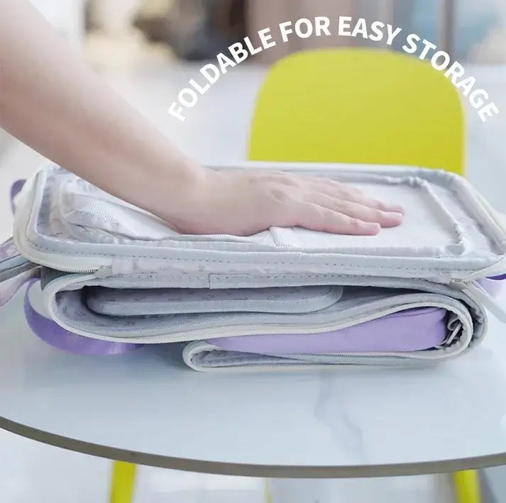 Foldable pet mat for easy storage, soft and compact design for cats and dogs