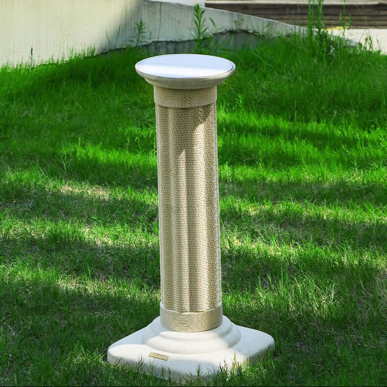 Roman Column Aesthetic Corrugated Cat Scratching Post – Stylish cat scratchers for Indoor Cats