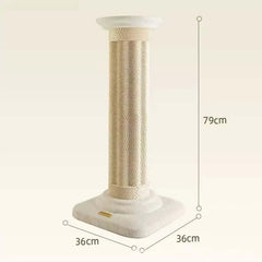 Roman Column Aesthetic Corrugated Cat Scratching Post – Stylish cat scratchers for Indoor Cats