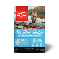 Orijen Six Fish Dry Cat Food 5.45kg